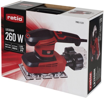 Lijadora Orbital Ratio LR260NM 260W